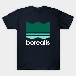 aurora borealis - 3 stripes - sports vibe T-Shirt